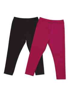 23984 OL TWO PACK GIRL LEGGINS