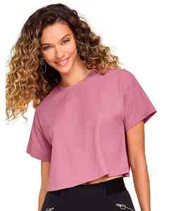 81239 OL SS WOVEN PULLOVER BLOUSE